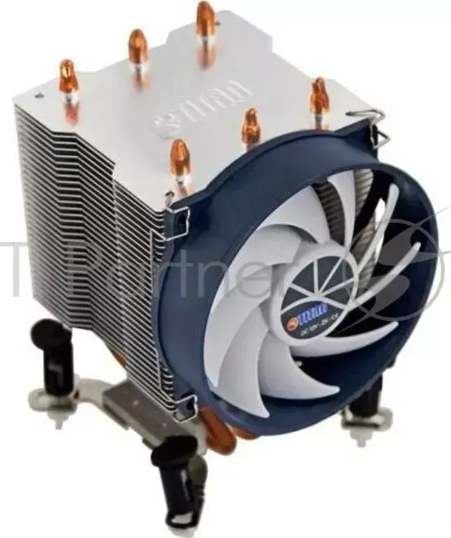 Вентилятор Cooler Titan TTC NK35TZ/R KU для s775/K8/1366/1156, 2200 rpm, аллюминий медь 6 теплотрубок