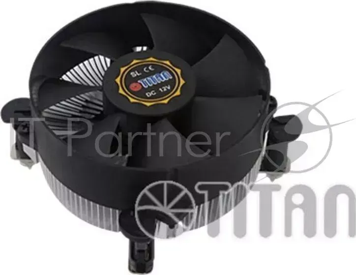 Вентилятор Cooler Titan DC 156V925X/RPW/CU25 для s1156 1000 3000rpm