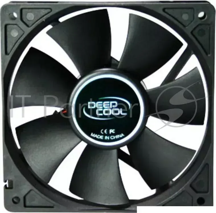 Вентилятор DEEPCOOL Xfan120 120x120x25мм 64шт./кор, пит. от мат.платы и БП, черный, 1300об/мин Retail blister