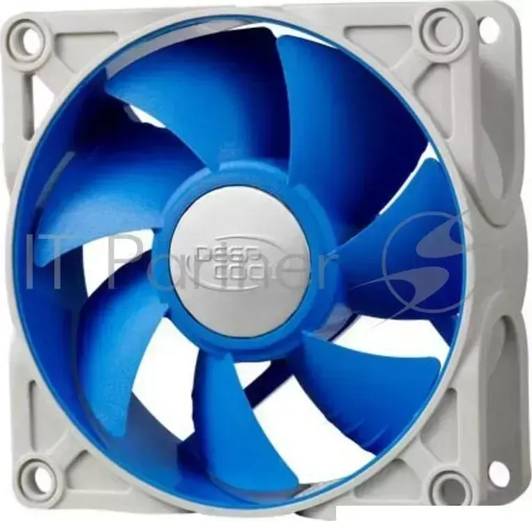 Вентилятор DEEPCOOL UF80 80х80х25мм Ultra silent (PWM, 60шт./кор, антивибр. рамка и проставки, супертихий,2Ball) Retail BOX