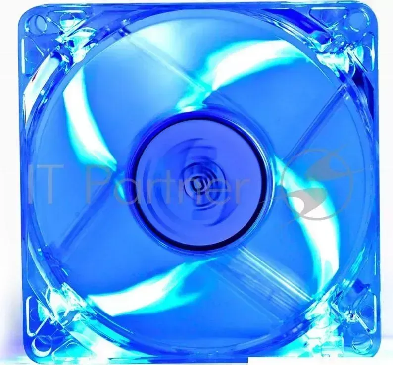 Вентилятор Deepcool XFAN 80L/B 80x80x25mm 3-pin 20dB 60gr LED Ret
