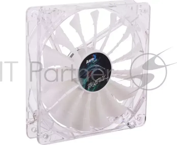 Вентилятор Aerocool Shark 14см "Great White Edition" (белая подсветка), 3+4 pin, 50 CFM, 800 RPM, 14.5 dBA AEROCOOL 50