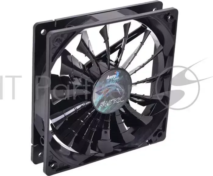 Вентилятор Aerocool Shark 14см "Black Edition" (без подсветки), 3+4 pin, 50 CFM, 800 RPM, 14.5 dBA AEROCOOL 50