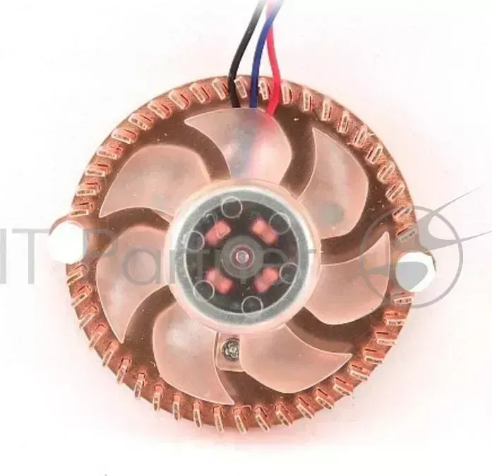 Вентилятор GEMBIRD для видеокарт VC RE, 3pin/4pin медн.радиатор, подсветка