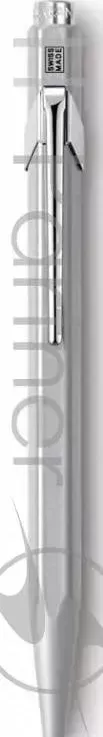 Ручка дверная CARANDACHE шариковая Office CLASSIC (849.005_ MTLGB) корпус:серый M синие чернила подар.кор.