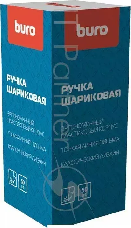 Ручка дверная BURO шариковая (049000202) 0.8мм корпус пластик синие чернила