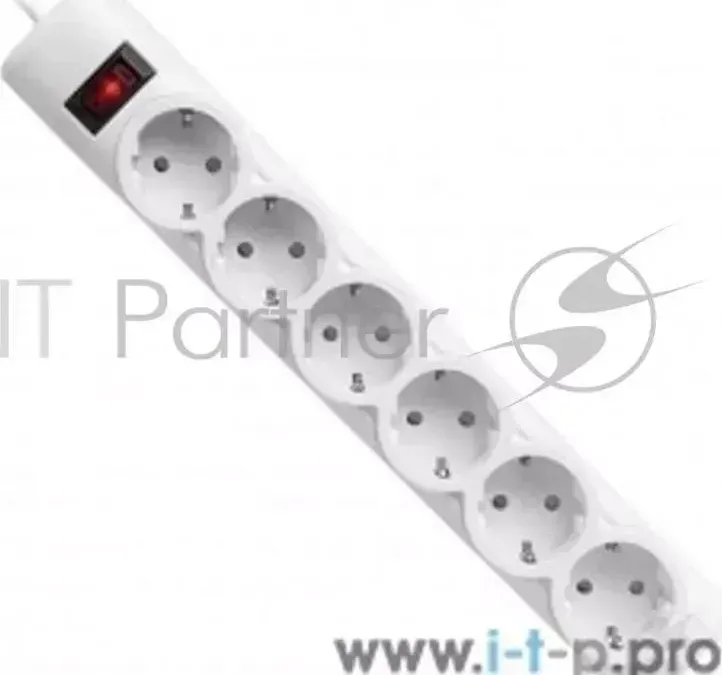 Сетевой фильтр DFS 153 3 м, белый, 6 розеток DEFENDER 3.0 m, 6 , белый 99490