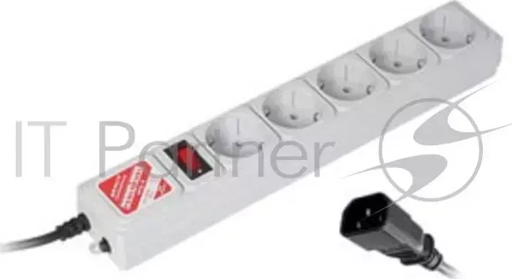 Сетевой фильтр Powercube SPG-B-6Ext 1.9м (5 розеток) серый (коробка) Power Cube SPG B 6Ext 5 розеток