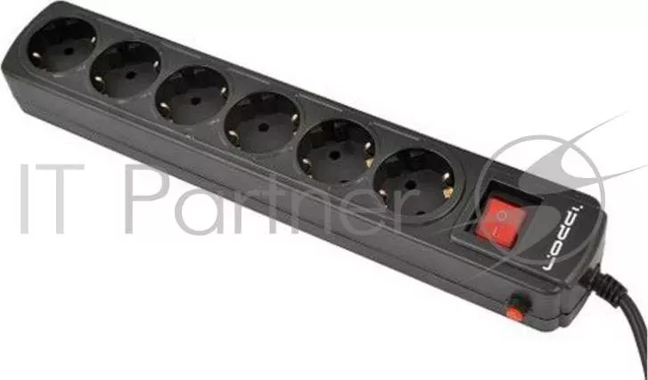 Сетевой фильтр IPPON BK232 3м 6 розеток черный коробка