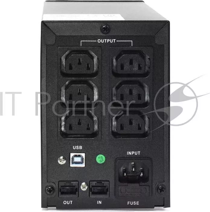 ИБП CROWN Line Intractive CMU-SP650IEC LCD USB 650VA\360W, корпус металл, 1x12V/7AH, розетки 6*IEC, трансформатор AVR 140-290V, LCD-дисплей, cъёмный к CROWN -дисплей, к