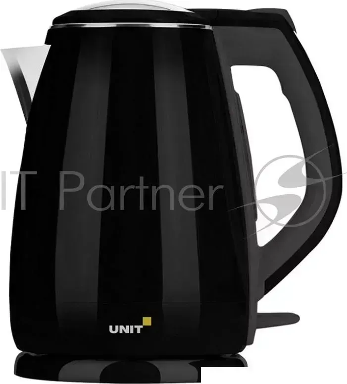 Чайник электрический UNIT UEK 269, Двухслойный корпус , Ч рный