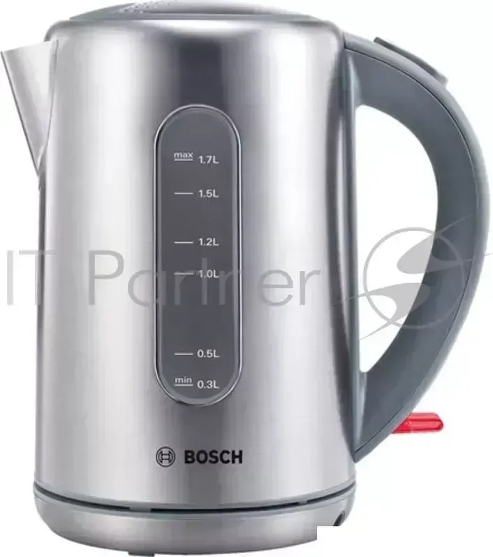 Чайник электрический BOSCH TWK7901 1.7л. 2200Вт серебристый корпус: нержавеющая сталь/пластик