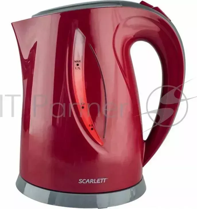 Чайник электрический SCARLETT SC EK18P15 1.7л. 2200Вт красный корпус: пластик