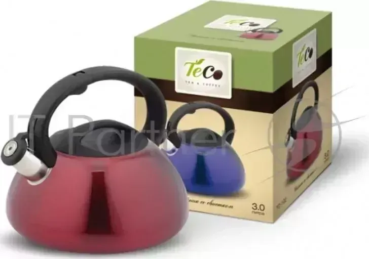 Чайник TECO 3,0 л. , TC 102, из нержавеющей стали, бесшовный корпус , TC-
