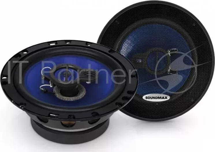 Колонки автомобильные Soundmax SM-CSE603 16см (6дюйм) коаксиальные трехполосные