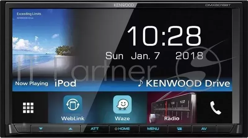 Автомагнитола KENWOOD DMX6018BT 2DIN 4x50Вт