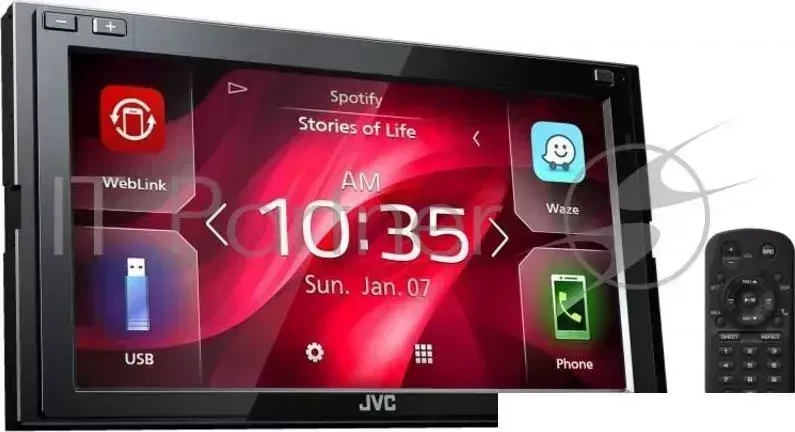 Автомагнитола JVC KW M540BT 2DIN 4x50Вт