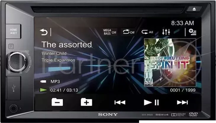Автомагнитола CD DVD SONY CD XAV-W600 2DIN 4x55Вт