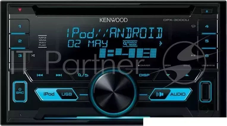 Автомагнитола CD KENWOOD DPX 3000U 2DIN 4x50Вт