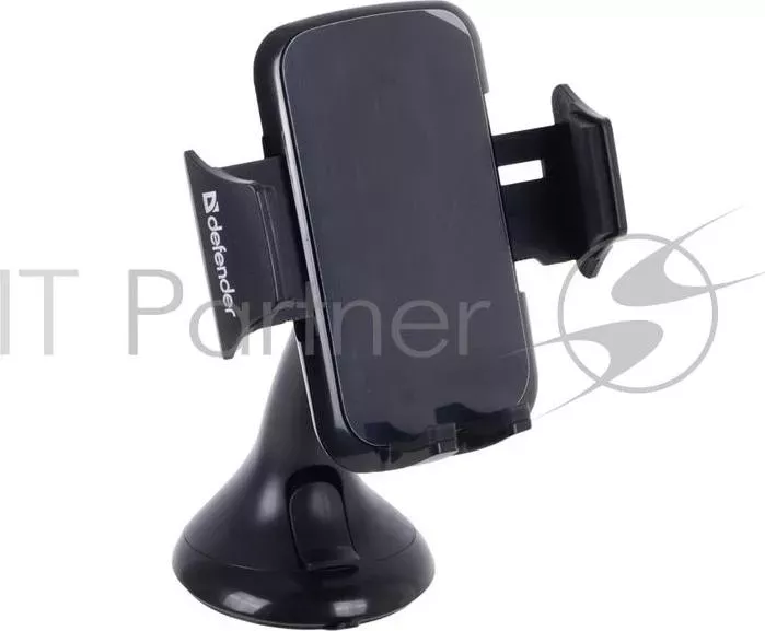 Автомобильный держатель DEFENDER для телефона, смартфона, КПК, навигатора (до 5") / 50-100 мм / 360° / на стекло.