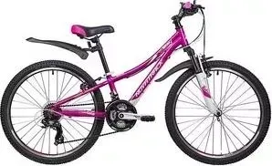 Велосипед 2-х колесный NOVATRACK 24" KATRINA 10" фиолетовый 24AHV.KATRINA.10VL9