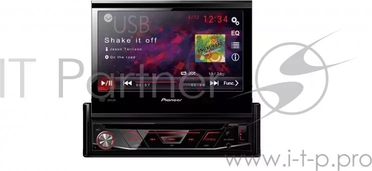 Автомагнитола CD DVD Pioneer AVH-3100DVD 1DIN 4x50Вт PIONEER CD AVH-3100