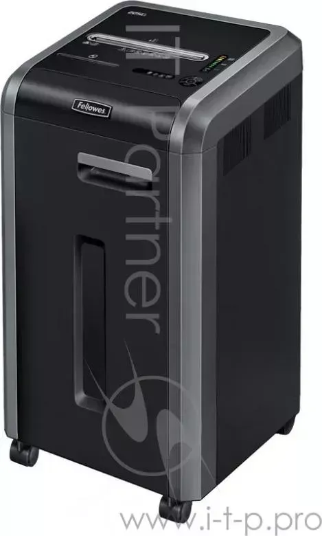 Шредер FELLOWES 225Ci. 20 листов , 60 литр, 3,9х38 мм класс 3 , 100% Jam Proof, уничтожает: скобы/скрепки/карты/CD