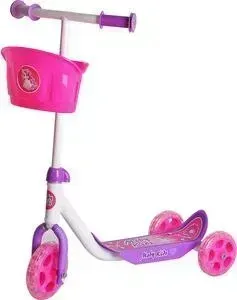 Самокат MOBY KIDS Кроха с корзиной розовый (64639)