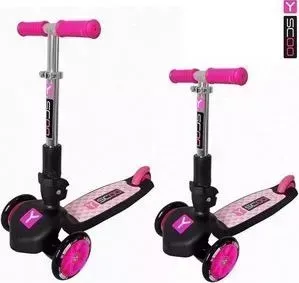 Самокат Y-Scoo RT TRIO 120 pink