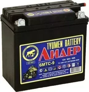 АКБ TYUMEN BATTERY 6МТС-9  Лидер