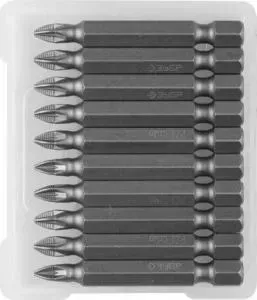 Бит ЗУБР Мастер PZ1, 50мм 10шт (26003-1-50-10)