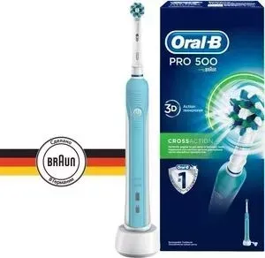 Электрическая зубная щетка BRAUN Oral-B Professional Clean professional care 500 голубой