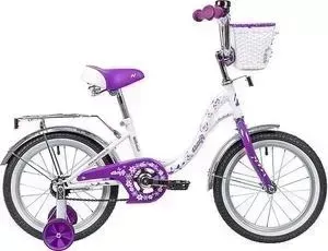 Велосипед NOVATRACK 16" BUTTERFLY белый-фиолетовый 167BUTTERFLY.WVL9