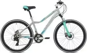 Велосипед STINGER 26" Vesta Evo 17" серебристый TY300/TY300/TS38