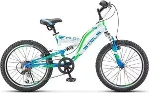 Велосипед STELS Pilot-260 20" V020 13" Белый/синий