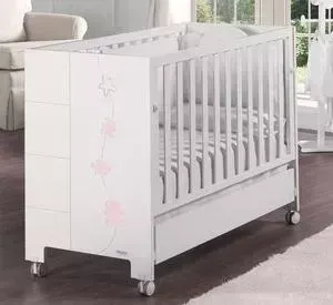 Кроватка детская Micuna Juliette Relax 120*60 white/pink