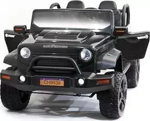 Детский электромобиль Chenghao Jeep Hunter Black с полным приводом - CH9938