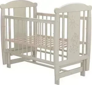 Кроватка детская Valle Cat 05 маятник продольный без ящика венге-слоновая кость