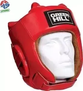 Шлем GREEN HILL FIVE STAR HGF-4013-M-RD, р. M, одобр. FIAS, нат. кожа, красный