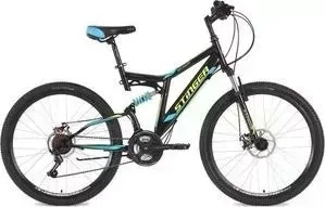 Велосипед STINGER 26" Highlander D 16" черный TZ30/TY21/TS-38