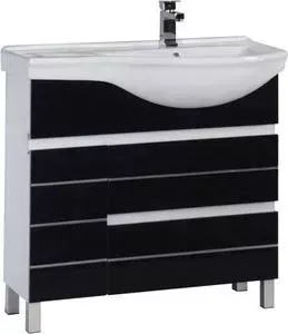 Тумба с раковиной AQUANET с Доминика 90 R бел (176570+181977)