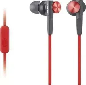 Наушники SONY MDR-XB50AP red