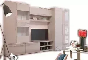 Гостиная Горизонт 69ГИ МОНАКО (ясень / какао)