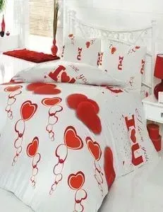 Комплект постельного белья Cotton Life 1,5 сп, Love You (6053)