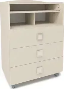 Комод СКВ Компани "СКВ 1" полка/3 ящика (бежевый) 700029
