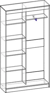 Шкаф купе баронс групп риф 2