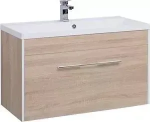 Тумба с раковиной AQUANET с Августа 100 дуб сонома (210021, 204096)