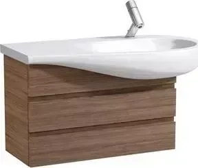 Тумба с раковиной Laufen с Alessi 90 орех (4.2445.0.097.630.1 + 8.1497.6)