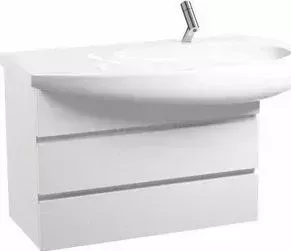 Тумба с раковиной Laufen с Alessi 90 белый лак (4.2445.0.097.631.1 + 8.1497.6)