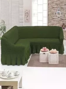 Чехол Do and Co для углового дивана Juanna (8209 оливковый)